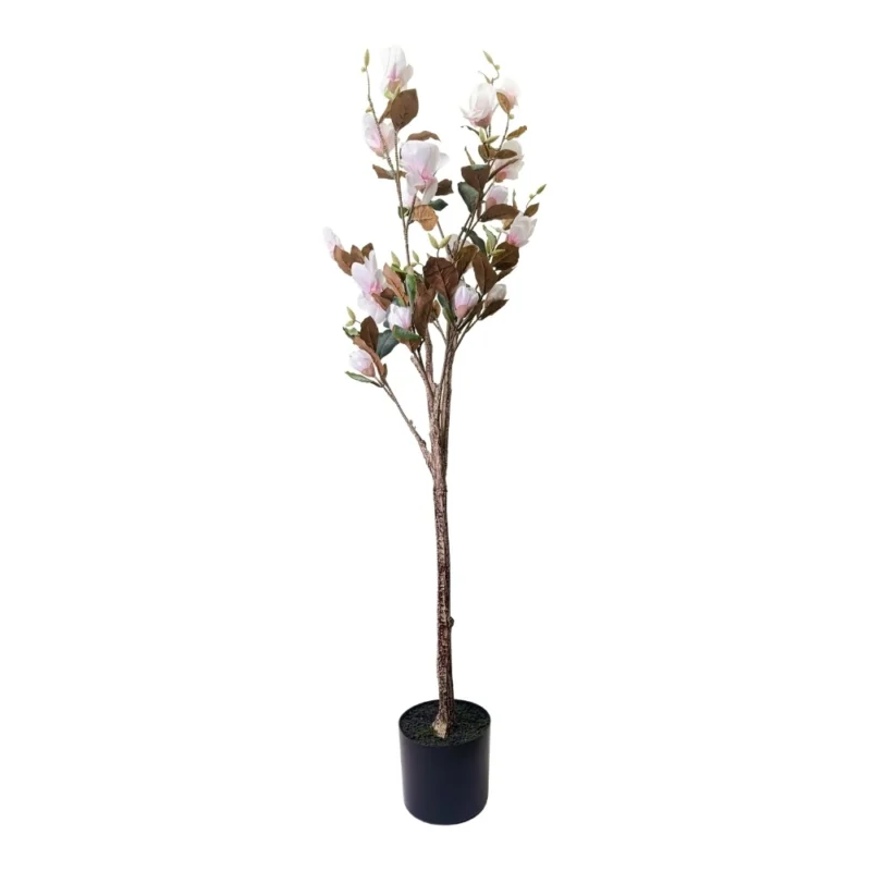 Planta Artificial grande flor magnolia