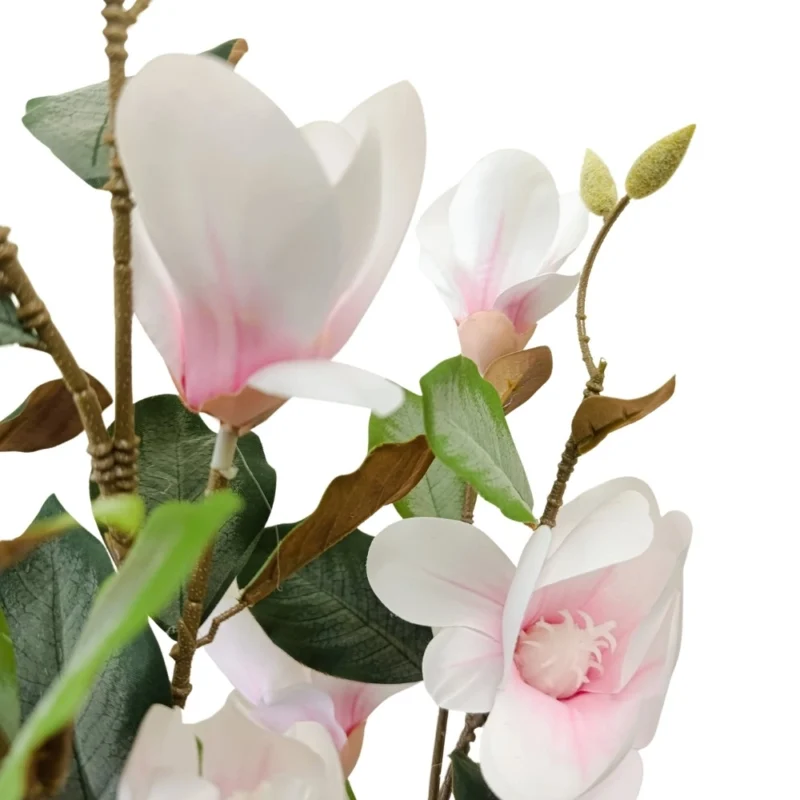 Planta Artificial grande flor magnolia