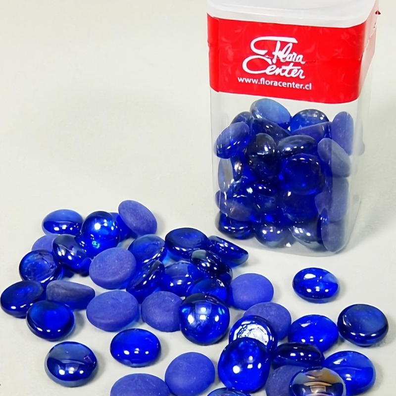 MIX GEMAS DECORATIVAS AZULES 400g