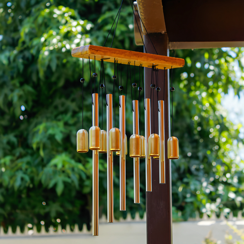 CAMPANA DE VIENTO DE MADERA 47CM