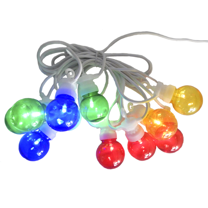 LUCES LED MULTICOLOR 10 GLOBOS