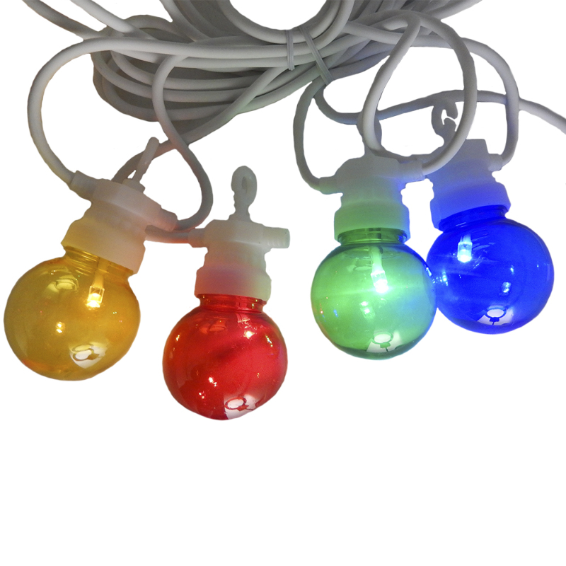 LUCES LED MULTICOLOR 10 GLOBOS