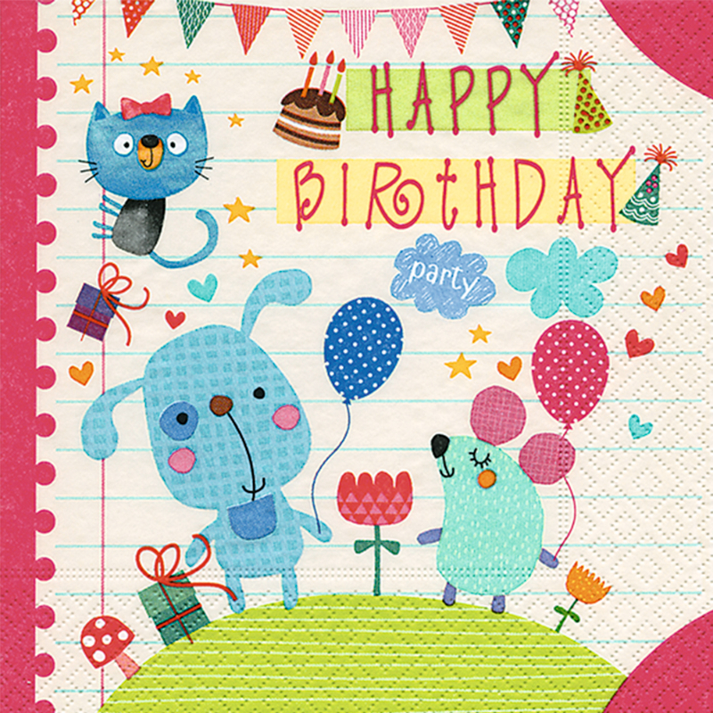 SERVILLETAS PAPEL CHILD'S BIRTHDAY (20)