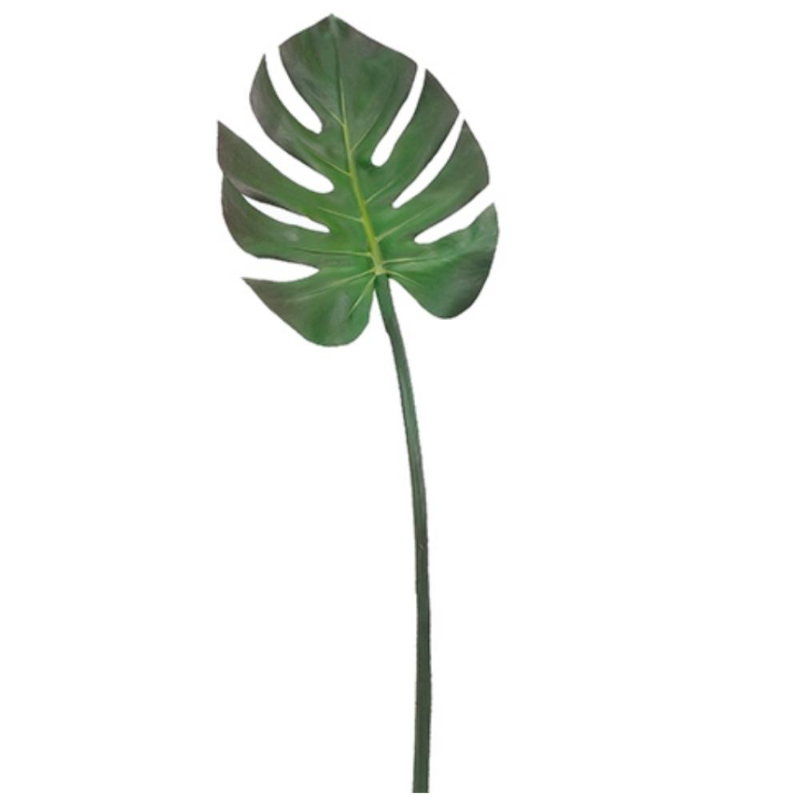 HOJA MONSTERA 74cm VERDE  (20633)