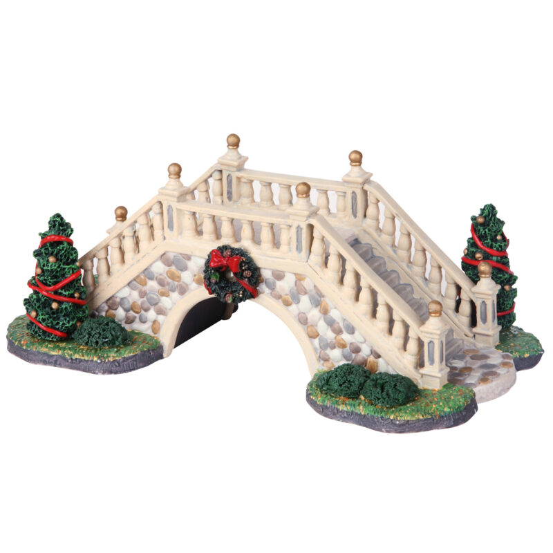 Figura de Puente de Piedra en Porcelana Lemax