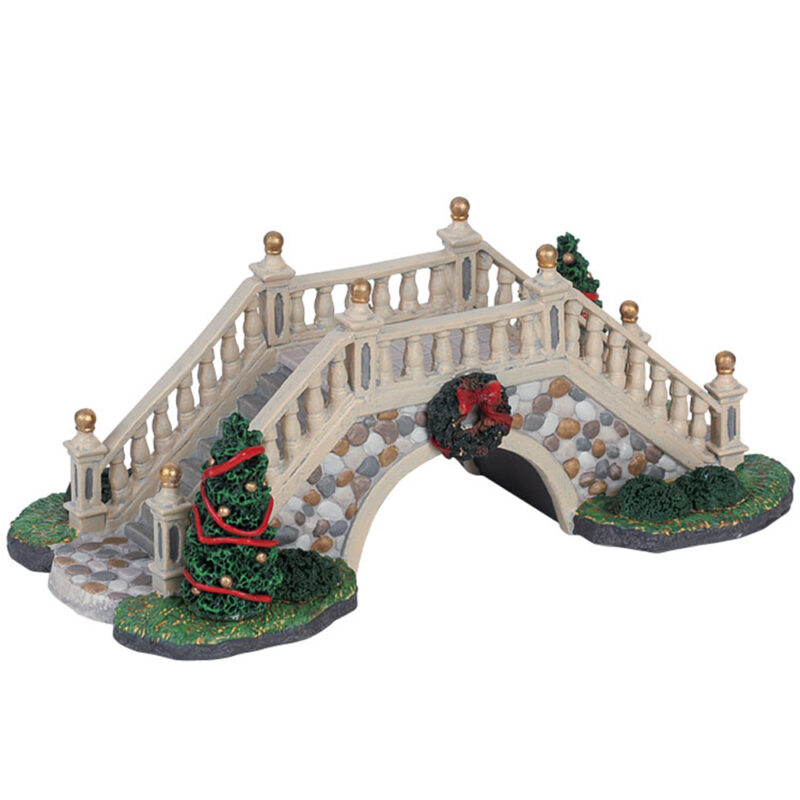 Figura de Puente de Piedra en Porcelana Lemax