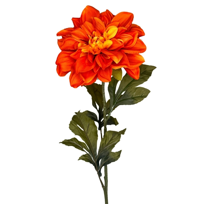 DAHLIA SPRAY 74cm NARANJA