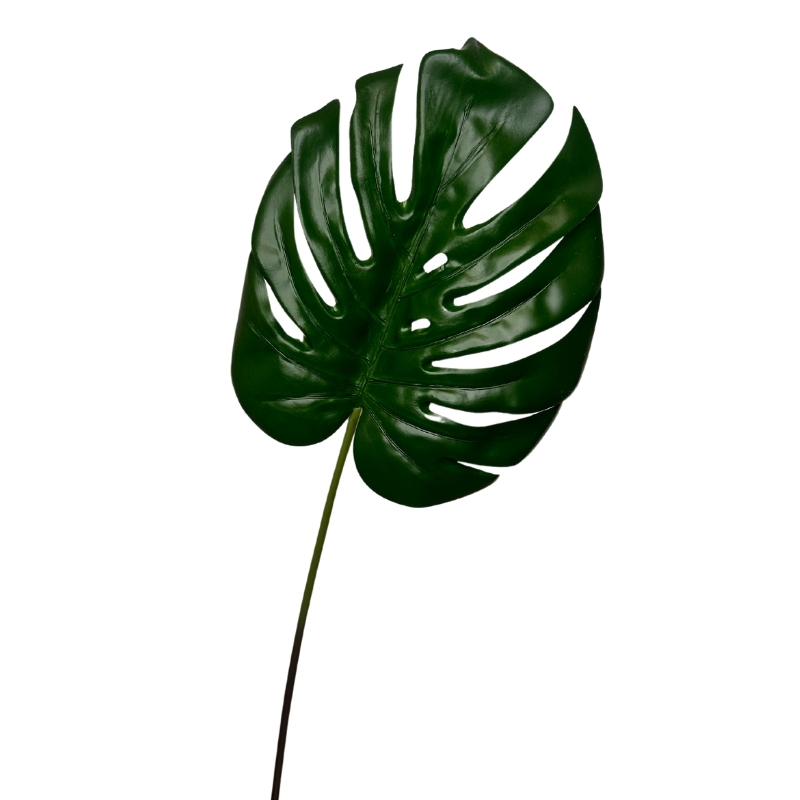 HOJA MONSTERA 60cm VERDE