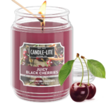 Vela Candle Lite con olor a Cereza Negra