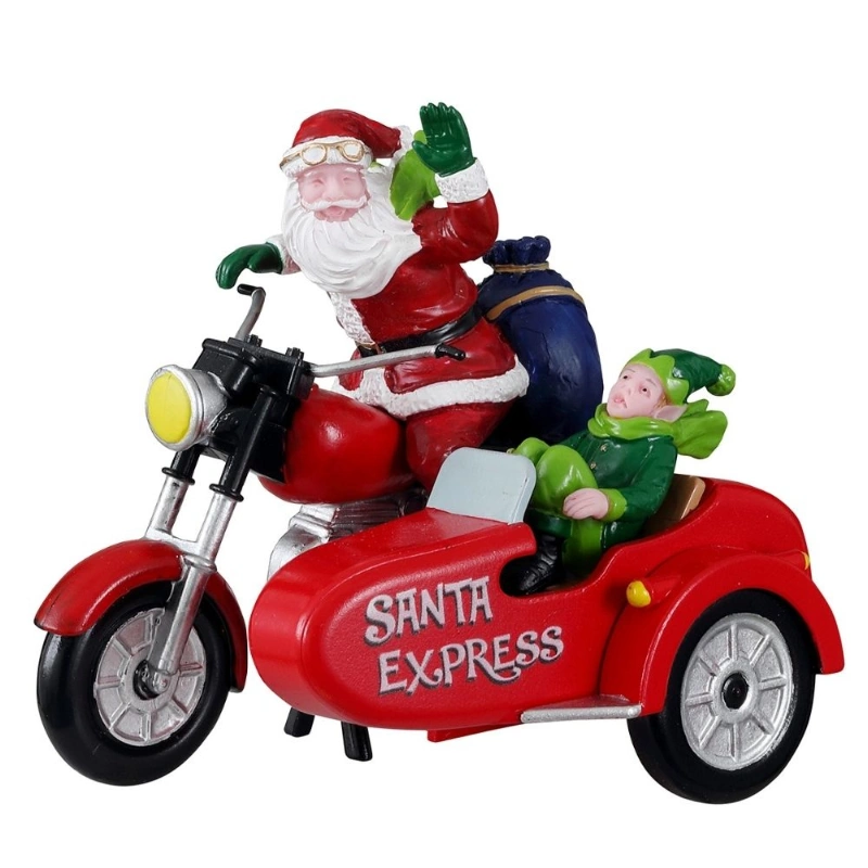 FIGURA MOTOCICLETA SANTA EXPRESS