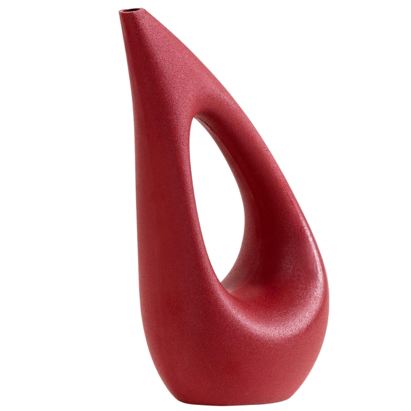 REGADERA DECORATIVA FLUA ROJA 33CM