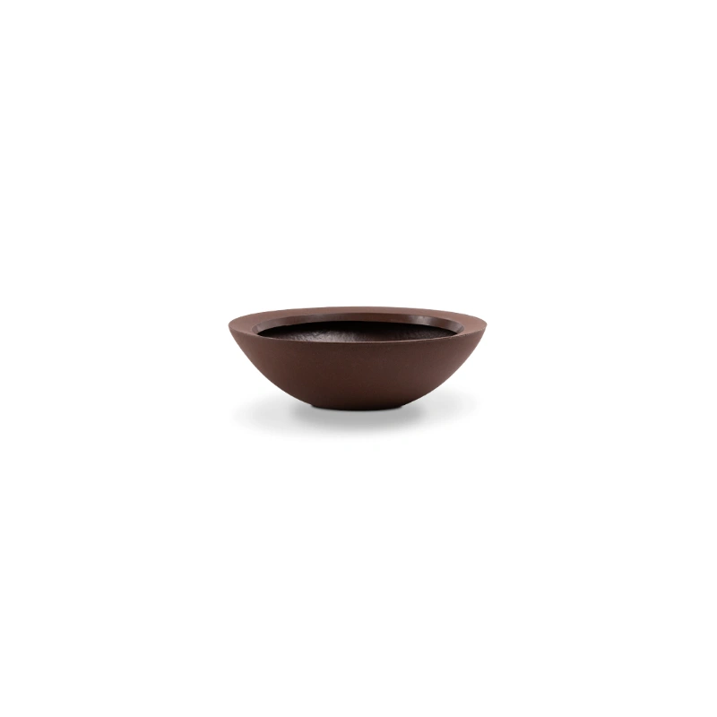 MACETERO BACIA 35X11CM CAFÉ