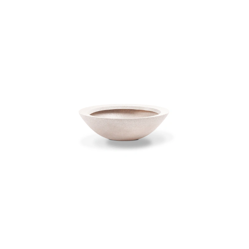 MACETERO BACIA 35X11CM BLANCO MARMOL