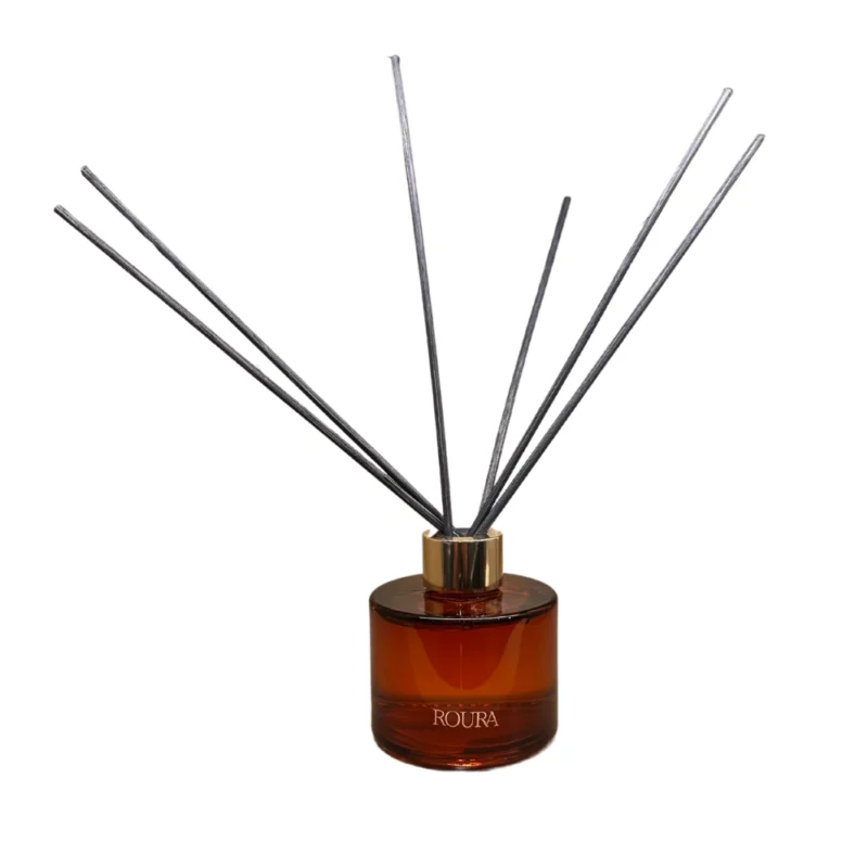 Difusor aromático Royal Amber 100ml marca Roura, disponible en Santiago