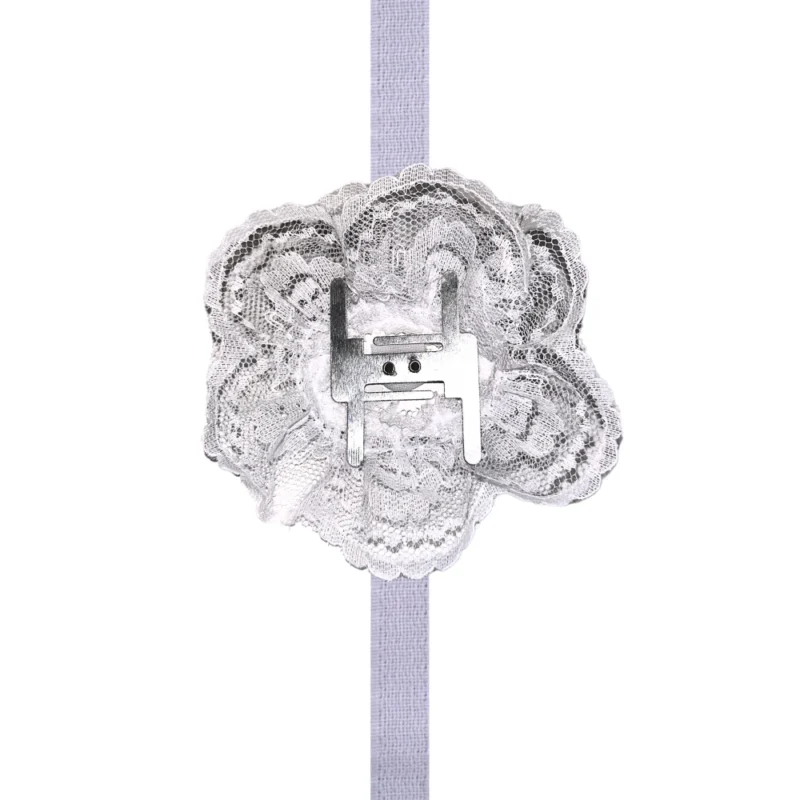 CORSAGE ENCAJE BLANCO